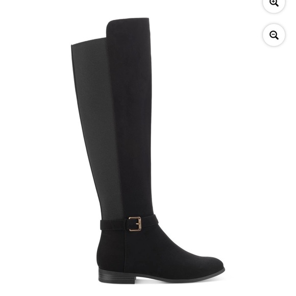 NIB Macy's Style & Co Woman’s Black Over the Knee Boots 6M - Picture 1 of 13